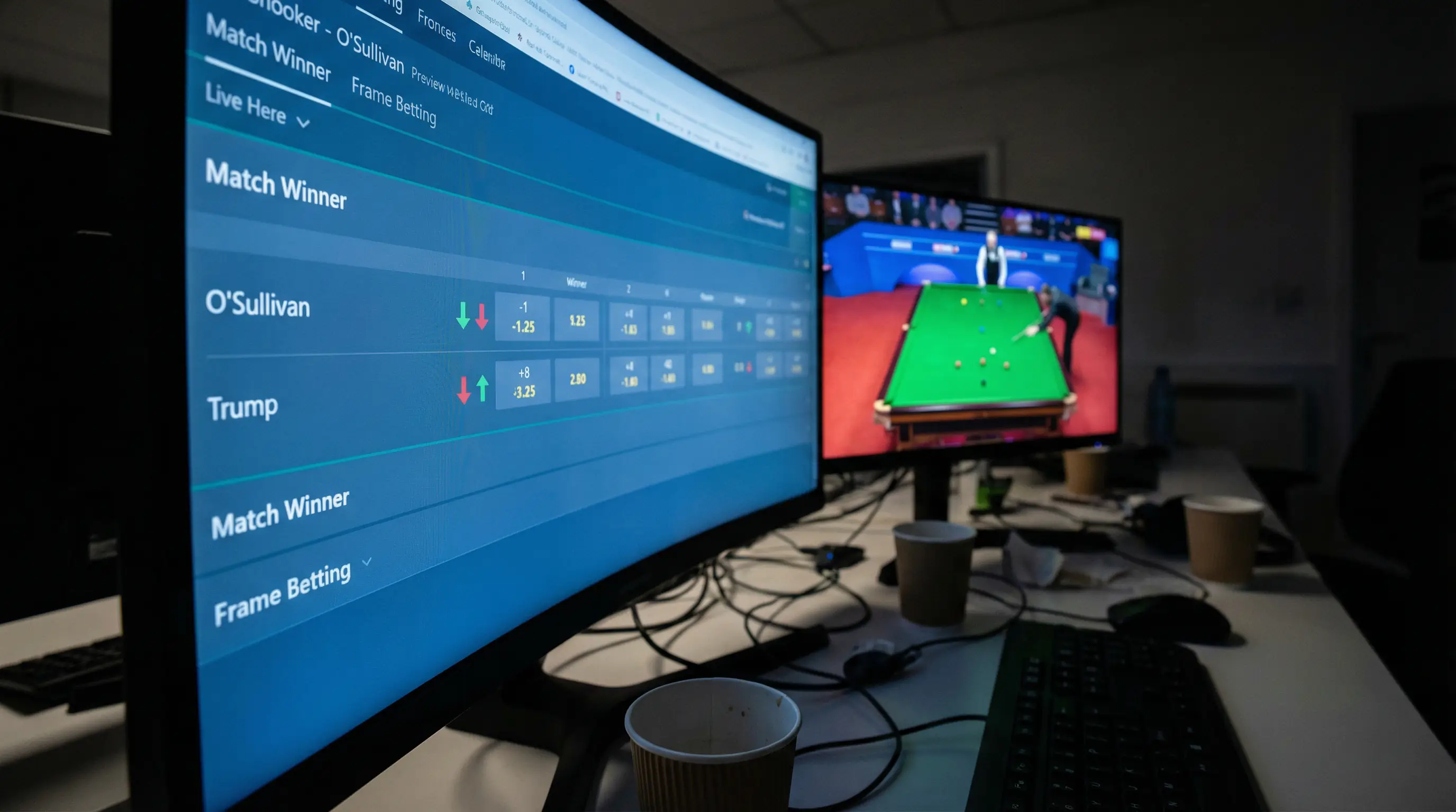 Dynamika kursów live w snookerze – jak zmieniają się w trakcie meczu | CueStake